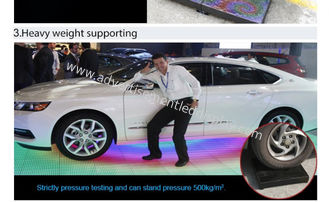 عرض سيارة الرقص شاشة LED الملعب التفاعلي 6.25mm