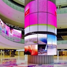 تثبيت مرن إعلانات شاشة LED حجم شاشة مخصص