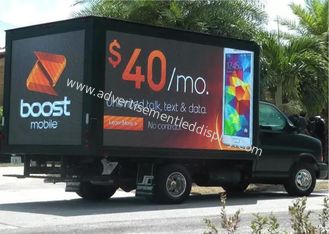 P5 Rgb Truck Mobile LED Display 40000Dots / Sqm Pixel للإعلان