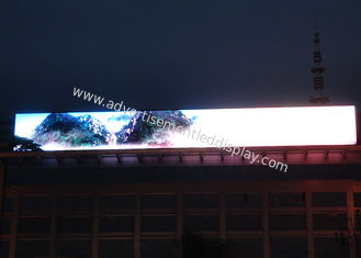 شاشة إعلانات LED خارجية P10 OEM مقاس 192 × 192 مم مقاومة لعوامل الطقس بدرجة سطوع عالية