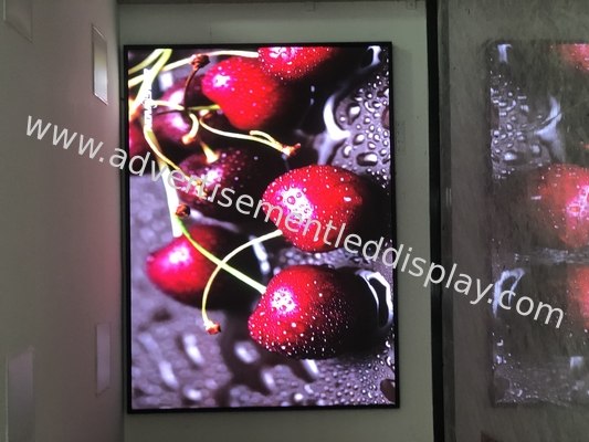 شاشة عرض الإعلانات الداخلية RGB LED سطوع أكثر من 1500cd