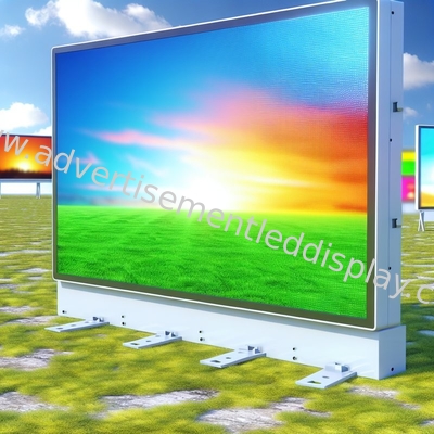 شاشة إعلانات LED مقاومة للطقس 192x192mm حجم 6000cd سطوع للخارج