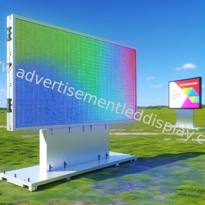 شاشة إعلانات LED مقاومة للطقس 192x192mm حجم 6000cd سطوع للخارج