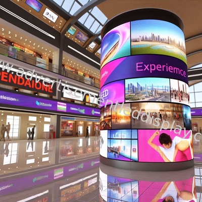تثبيت مرن إعلانات شاشة LED حجم شاشة مخصص