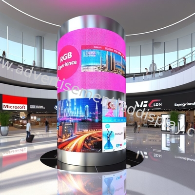 تثبيت مرن إعلانات شاشة LED حجم شاشة مخصص
