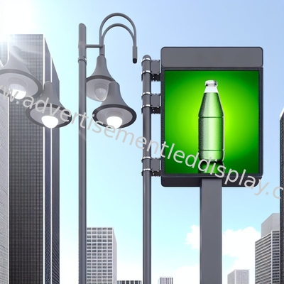 شاشة إعلانات LED عالية السطوع للضوء الشمسي قابلية القراءة 6000cd MTBF 10