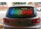 شاشة LED 1000x375mm للنافذة الخلفية للسيارة ، شاشة عرض رسائل السيارة P3.91