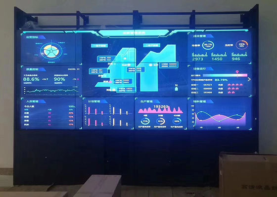 3 × 3 LED عرض جدار فيديو للإعلان