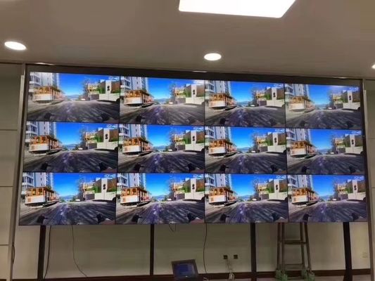 500cd/M2 حائط فيديو LED بدون خيوط 16.7M اللون 6ms وقت الاستجابة