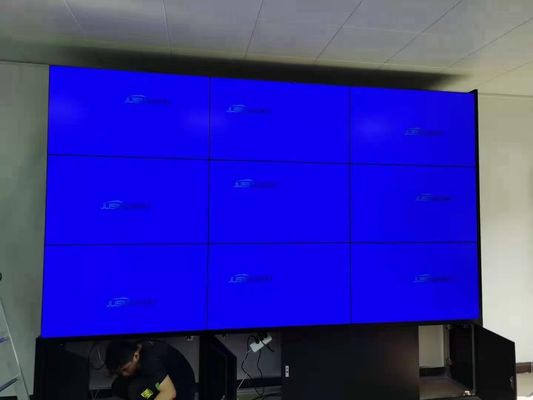 شاشات فيديو كبيرة 46 بوصة 3 × 3 LED فيديو جدار مستقيم أسفل