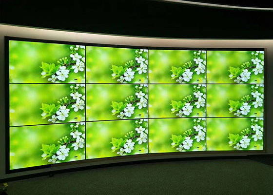 55 بوصة 4 × 4 ضيقة الحافة LED جدار الفيديو الجدار مثبت 3000 1 عقد