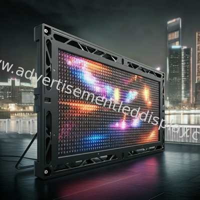 ضد الطقس IP65 شاشة LED ألوان حيوية MTBF 10000H سطوع 6000cd للإعلانات المذهلة